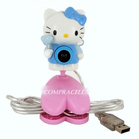 Webcam Hello Kitty Azul -  USB 