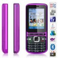 Celular C320 Quad Band- Dual SIM com MP3, MP4, Duas Cameras, TV analógica, FM, Java (roxo)