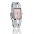 Relógio feminino KIMID 1601 -  Lady - Aço Inox  - rosa, azul, preto e vermelho