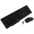 RAPOO Qwerty Spill-Resistant Teclado e Mouse Optical Wireless 2.4GHz  para PC / Laptop